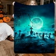 thumbnail image 5 of Tapices Manta estampada de Halloween Manta para el almuerzo Manta para sofá Manta de oficina Manta para sillas, 5 of 5