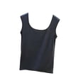 thumbnail image 2 of Sheghy Cotton Tank Top Women Plus Size 100%Cotton Modal Layering Tank, Crew Neck Sleeveless Basic Inner Wear Top Gray M, 2 of 5