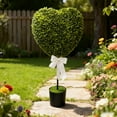 thumbnail image 4 of Gytml 32.28In Heart Shaped Bonsai, Heart Topiary Trees With Planter Pots, Valentine'S Day Artificial Potted Floral Decor For Indoor Outdoor Home Porch Decor Green-82cm, 4 of 8