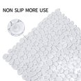 thumbnail image 4 of Pebble Bath Mat for Bathtub to Anti Slip Bathtub Mat in Shower with 16 Inches by 35 Inches (Clear), 4 of 4