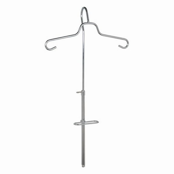 Econoco 1814 Blouse Displayer with Waist Cincher - Chrome