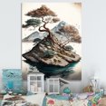 thumbnail image 2 of Designart Bonsai Tree On A Rock I Canvas Wall Art, 2 of 5