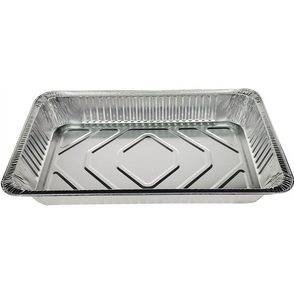 Rhino-Foil Full Size Deep Aluminium Steam Pan, 50 Count