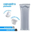 thumbnail image 2 of Cama Montable Flotador Inflable Gris Bestway Plástico Resistente Transparente, 2 of 4