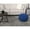 Navy Blue, variant on Navy Blue Cotton Knitted Seat - Or Floor Cushion, 200lbs Weight Capacity, Decorative Round Pouf, & Limit,