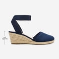 thumbnail image 2 of DREAM PAIRS Amanda-1 Sandalias de Cuña para Mujer en Azul Marino Talla 5.5 US, 2 of 6