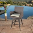 thumbnail image 1 of Braxton PE Swivel Armed Barstool, 1 of 4