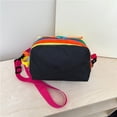 thumbnail image 4 of Feledorashia Crossbody Bag for Women, Shoulder Purse Large Capacity, Portable Cosmetic Handbag with Adjustable Strap, Color Block Design, Durable Polyester Material, Casual Travel and Outdoor Use, 4 of 7