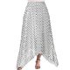 thumbnail image 3 of Falda de mujer vintage, cintura alta/abertura lateral/falda larga retro de verano Eccomum Blanco XXXL, 3 of 7