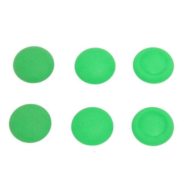 3D Joystick Button Cover 6 in 1 Prevent Slip Replacement Thumb Grips for PS5 Elite Controller Green