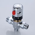 thumbnail image 1 of Válvula mezcladora termostática Control de temperatura G1/2quot; Válvula de latón macizo de 3 vías para sistemas de ducha kaili Sencillez, 1 of 5