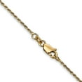 thumbnail image 3 of Primal Gold 14K Yellow Gold 1.15mm Diamond Cut Machine-made Rope Chain, 3 of 4