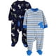 thumbnail image 1 of Footed Sleep and Play Simple Joys de Carter's Baby Boy 0-3 M, 1 of 4
