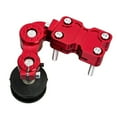 thumbnail image 1 of koolsoo Motorcycle Chain Adjuster Automatic Chain Tension Adjustment Tensioner Guide Red, 1 of 9
