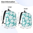 thumbnail image 4 of Balery Vintage Floral Vintage Canvas Backpack for Men and Women - Large Capacity, Durable Travel Laptop Bag for School, Work, Hiking, and Outdoor Activities, 4 of 7