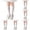 White 6PCS, variant on 6 Pairs Toddler Socks Girls Knee High Socks Cotton Seamless Toe School Uniform Socks For Kids Soft Comfortable Everyday Wear