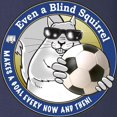 thumbnail image 3 of CafePress - Soccer Blind Squirrel Long Sleeve Dark T Shirt - Long Sleeve Dark T-Shirt, 3 of 4