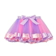 thumbnail image 2 of Niñas Rainbow Tu Tu Tu Falda de ballet Falda de malla Tutú de malla, 2 of 2