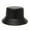 Black, variant on New Faux Leather Bucket Hat Women Man Pu Soild Sun Hat Fashion Bob Panama Autumn Winter Waterproof Fisherman Hat Travel Hat