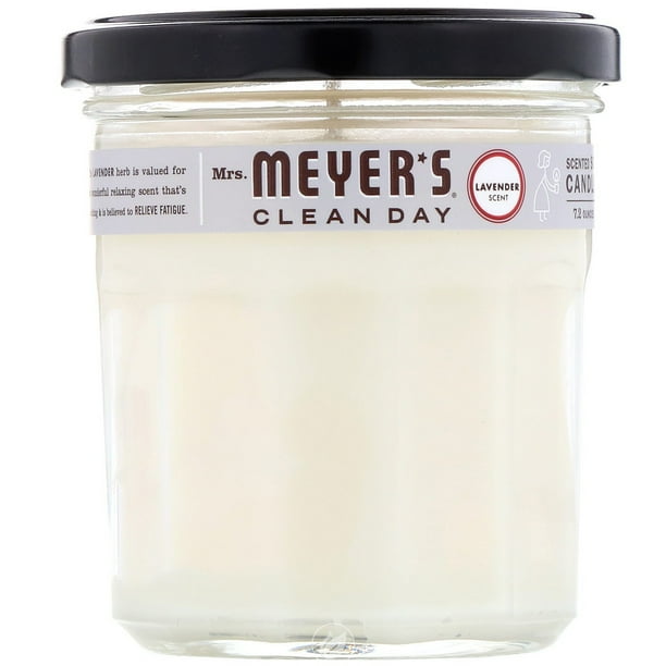 (12 Pack) Mrs. Meyer's Clean Day Soy Candle, Lavender, 7.2Ounce Glass