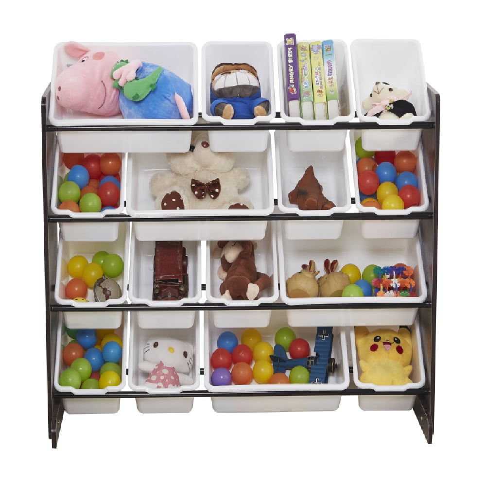 Kepooman Kids Toy Organizer With with 16 Plastic Bins, Extra Large Kepooman Kids Toy Organizer With with 16 Plastic Bins, Extra Large