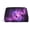 Silver, variant on Travel Makeup Bag Nebula Purple Galaxy Pattern Wide-open PU Leather Cosmetic Toiletry Pouch with Dividers & Zipper for Women Silver