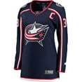 thumbnail image 2 of Women's Boone Jenner Navy Columbus Blue Jackets Home Breakaway Player Jersey, 2 of 3