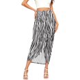 thumbnail image 4 of Aayomet Sequin Skirt For Women Maxi Skirts for Women Long Length Skirts with Pockets Beach SwimCoverup,Night Out,Casual Office,Party,White L, 4 of 5