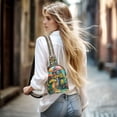 thumbnail image 7 of Mushrooms Houses in Forest Crossbody Bags Backpack Chest Bag Shoulder Bag Waist Bag for Outdoor Travel Hiking Fitness Cycling, 7 of 7
