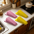 thumbnail image 6 of SELIVO 2026 New 4Pcs Door Stoppers for Bottom of Door,Not Effortless to Deform Door Stops for Bottom of Door,Freely Adjust the Door Opening Angle Door Jammer Door Stopper,Yellow+Pink, 6 of 7
