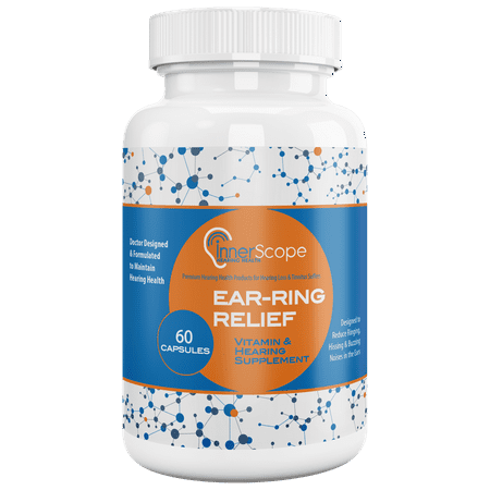 Ear-Ring Relief - Doctor Designed & Formulated to Reduce Ringing, Hissing, Buzzing Noises in the Ears