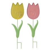 Way to Celebrate Metal Flower Yard Stake ASTM