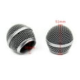 thumbnail image 6 of Microphone Grille Mesh Microphone Ball Head Replacement Microphone Cover For Shure SM58 PG58 BETA58A BETA87A Microphone Replacement Grille, 6 of 10
