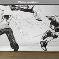 thumbnail image 6 of Ambesonne Sketch Place Mats Set of 4, Various Sports Athletes, Standard Size, Black White, 6 of 6
