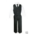 thumbnail image 4 of New Black Baby Toddler Formal Wedding Party Boy Suit Tuxedo Tie 5pc Set sz S-4T, 4 of 6