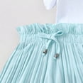 thumbnail image 7 of kpoplk Toddler Baby Girl Summer Fall Clothes Cute Sleeveless Tops Pant Outfits Set Infant Strap Boho Princess Outfit Size 4-5 Years,Dark Green, 7 of 7