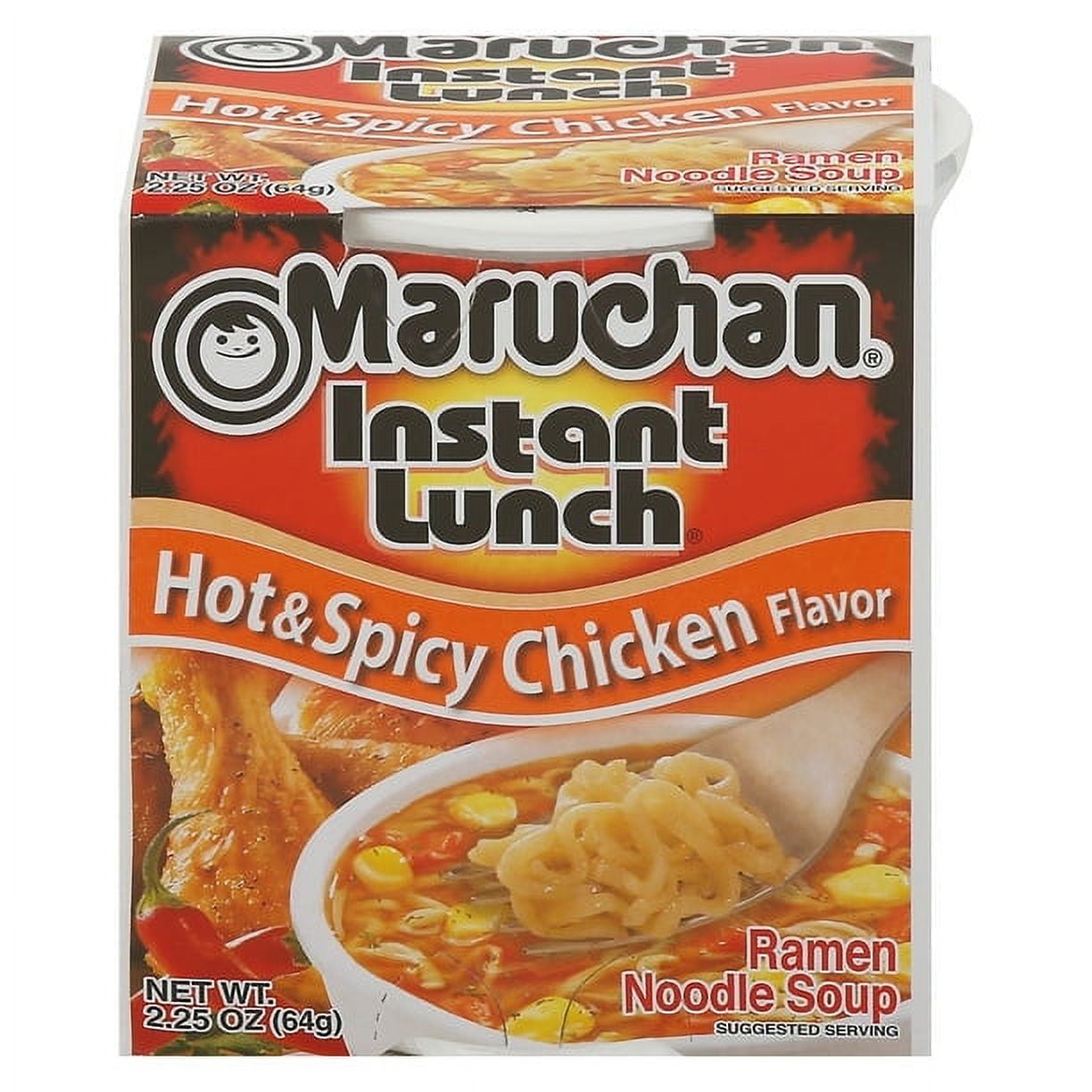 Maruchan Instant Lunch Ramen Noodles Soup Cups Spicy Chicken