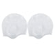 thumbnail image 3 of 2 gorros de natación para adultos, impermeables, de silicona elástica, con protección para los oídos, suministros para piscinas, 3 of 14