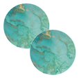 thumbnail image 1 of Oleegame 2 Pcs Set de 2 Sets de Table Absorbants Ronds en Céramique pour Table à Thé Maison Isolation Thermique, 1 of 4