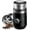 Black, variant on GDOR Upgraded Adjustable Coffee Grinder Electric, Espresso Grinder with 1 Removable Stainless Steel Bowl, Sliver, 2.0
