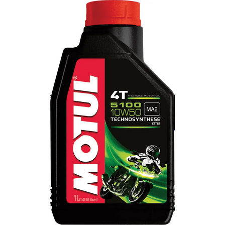 MOTUL 5100 4T Synthetic Blend Oil - 10W-50 - 1L 104074