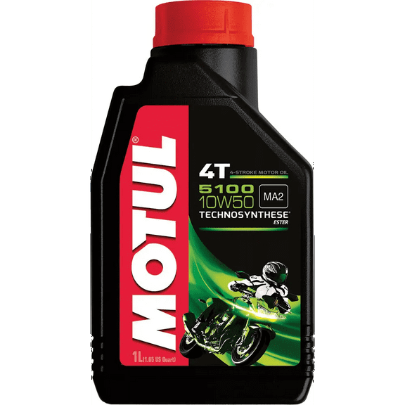 MOTUL 5100 4T Synthetic Blend Oil - 10W-50 - 1L 104074