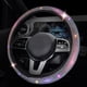 thumbnail image 2 of Funda de volante de cristal para coche con brillantes diamantes de imitación, antideslizante, duradera y de colores brillantes, accesorio interior para coche., 2 of 5