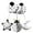 B, variant on TIELUTT Kid Activity Black White Spiral Hanging Animal Toy Hanging Child Toy Self following Bike Camera Go Pro 7 Floating Device Go Pro Chest Mount Go Pro 5 Session Cord