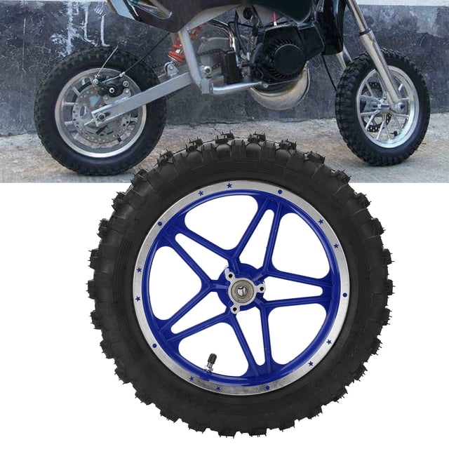 Rueda Trasera Repuesto Antideslizante de Goma de Neumático Trasero de 2510 Pulgadas para Mini Moto de de 2 Tiempos de 47 Cc y 49 Cc ANGGREK Otros