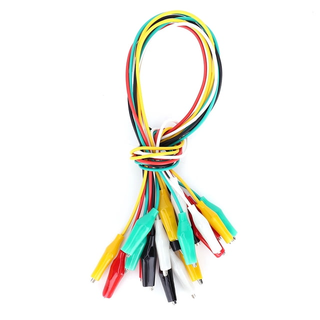 10 Piezas Doble Cabeza Con Cables Cables Prueba Cables Enlace Mantenimiento Longitud Total 48 CM