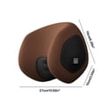thumbnail image 3 of MORESEC Car Seat Backrest Car Lumbar Support Car Massage Lumbar Cushion Car Driving Lumbar Support Lumbar Support Headrest Deals of the Day Clearance Prime, Brown, 3 of 7