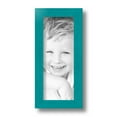 thumbnail image 2 of ArtToFrames 4" x 10" Aqua Picture Frame, 4x10 inch Green Wood Poster Frame (WOM-4428), 2 of 8