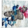 thumbnail image 1 of ARTCANVAS Butterfly Painting Home decor Canvas Art Print - Size: 18" x 18" (1.50" Deep), 1 of 9