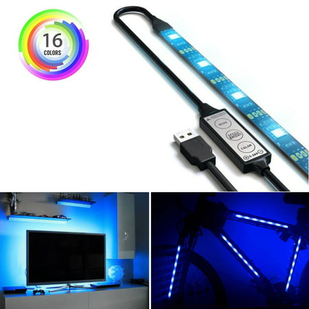 EEEKit USB RGB LED Strip 5050, Multi Color LED Lighting Strip for TV Computer Background, TV Backlight for HDTV PC